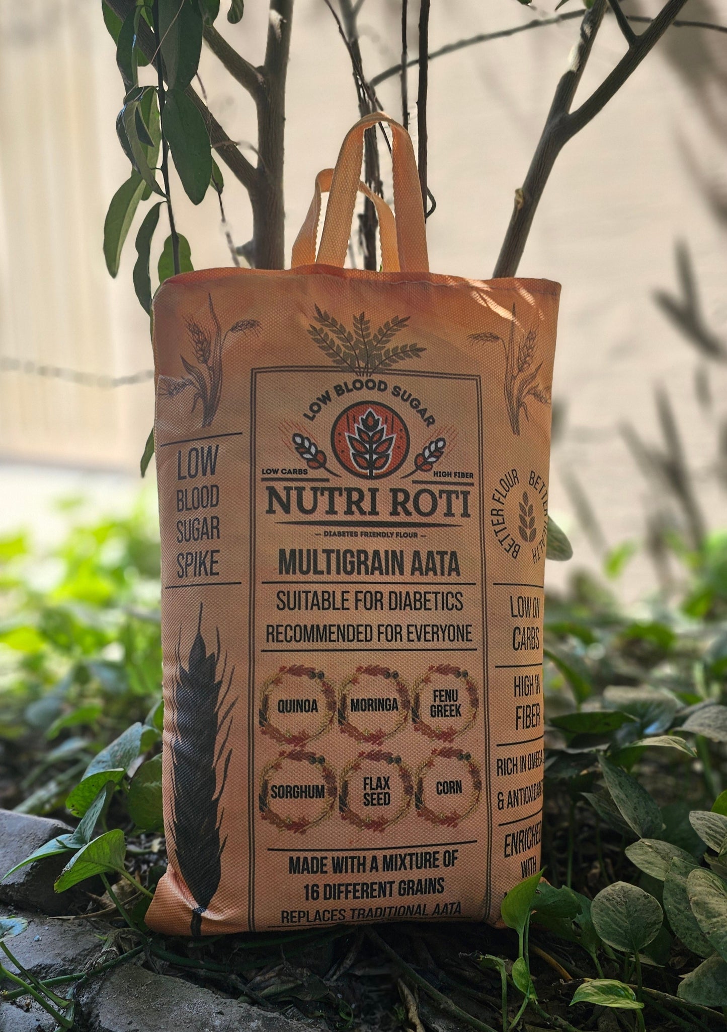 NutriRoti - MultiGrain Atta 5KG – 22 Grains, Diabetes-Friendly & High-Fiber