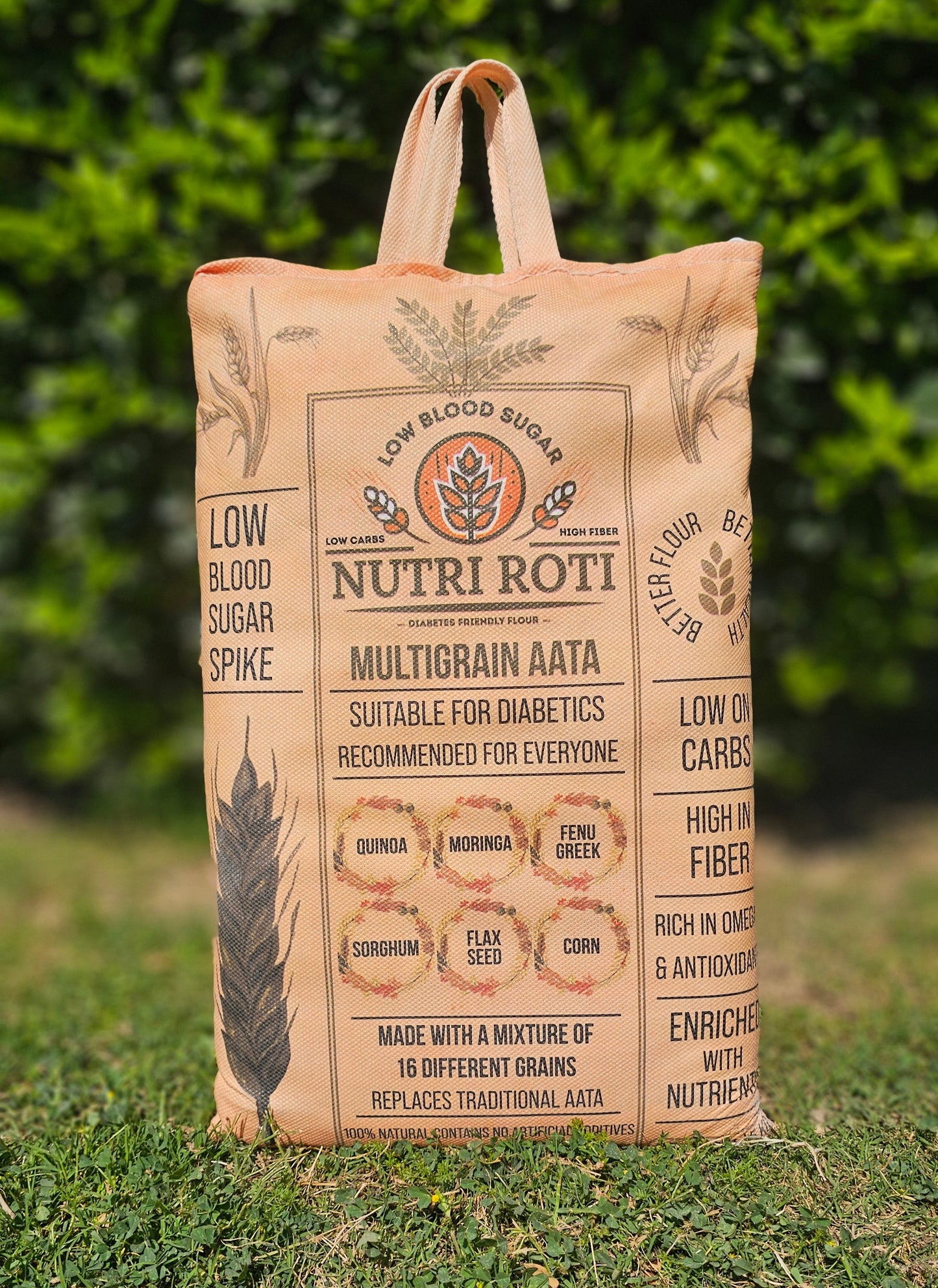 NutriRoti - MultiGrain Atta 5KG – 22 Grains, Diabetes-Friendly & High-Fiber