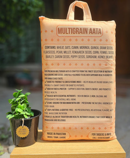 NutriRoti - MultiGrain Atta 5KG – 22 Grains, Diabetes-Friendly & High-Fiber